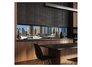wandmotiv24 Küchenrückwand Dubai Skyline