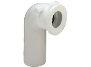 Viega WC Anschlussbogen 90 Grad 3811.5 aus Kunststoff weiss 138882