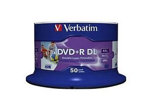 Verbatim - DVD+R DL x 50 - 8.5 GB - Speichermedium