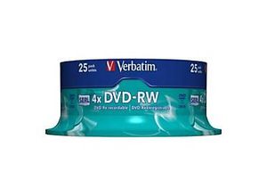 Verbatim - DVD-RW x 25 - 4.7 GB - Speichermedium