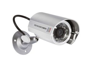 smartwares Smartwares CS22D SW Kamera-Attrappe Überwachungskamera Attrappe