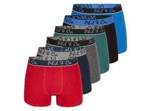 Phil & Co. Boxershorts 6er Pack Phil & Co Berlin Jersey Boxershorts Trunk Short Pant FARBWAHL (1-St)