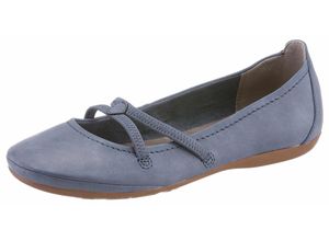 Tamaris Ballerina, jeansblau, Gr.42