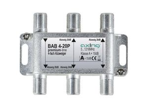 axing Axing BAB 4-20P Kabel-TV Abzweiger 4-fach 5
