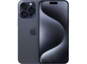 Apple iPhone 15 Pro Max 512GB Smartphone (17 cm/6,7 Zoll, 512 GB Speicherplatz, 48 MP Kamera), blau