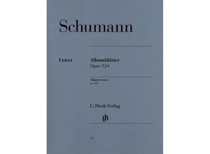 Albumblätter op.124, Klavier - Robert Schumann - Albumblätter op. 124, Kartoniert (TB)