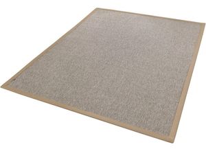 Teppichboden Naturino RipsS2 Spezial, Dekowe, rechteckig, Höhe: 8 mm, Flachgewebe, meliert, Sisal-Optik, In- und Outdoor geeignet, beige