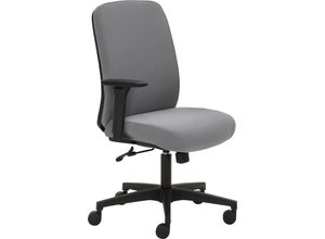 Mayer Sitzmöbel Drehstuhl 2219, GS-zertifiziert, extra starke Polsterung für maximalen Sitzkomfort, grau
