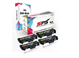 SPS Tonerkartusche Druckerpapier A4 + 4x Multipack Set Kompatibel für Samsung Proxpress