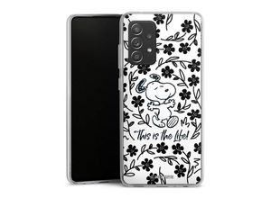 DeinDesign Handyhülle Peanuts Blumen Snoopy Snoopy Black and White This Is The Life