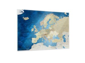 LANA KK Glasbild Europakarte