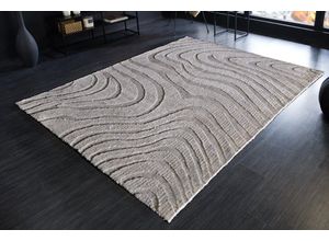 Teppich WAVE 240x170cm grau