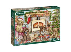Jumbo Spiele Puzzle 11310 Debbie Cook Christmas Puppies