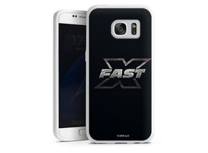 DeinDesign Handyhülle Fast & Furious Logo Offizielles Lizenzprodukt Fast X Logo Metal