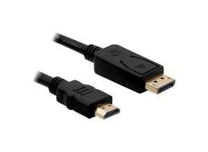 Delock Adapterkabel DisplayPort-Stecker > HDMI-Stecker Video-Kabel