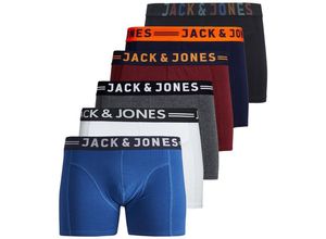Jack & Jones Boxershorts JACK JONES Boxershorts 6er Pack Herren Männer Short Unterhose Marke S M L XL XXL