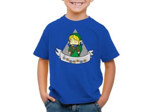 style3 Print-Shirt Kinder T-Shirt Song of Time link hyrule ocarina