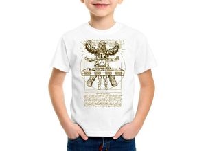 style3 Print-Shirt Kinder T-Shirt Vitruvianischer Wookiee boba mandalorian fett