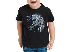 style3 Print-Shirt Kinder T-Shirt Geralt Temerien T-Shirt für hexer mittelalter elfen