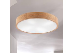 Envostar Kerio ceiling lamp, Ø 57.5 cm natural oak