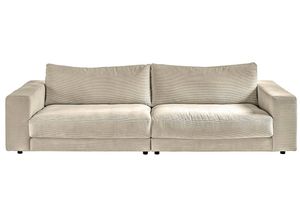3C Candy Big-Sofa Enisa, legere Polsterung B/T/H: 290/127/85 cm, Zeitloses und stylisches Loungemöbel, in Fein- und Breitcord, beige