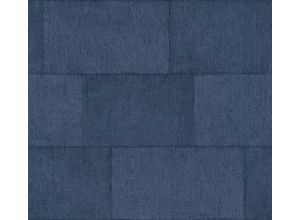 living walls Vliestapete Titanium, strukturiert, Steinoptik, Moderne Tapete Steinoptik, blau