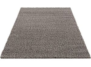 Hochflor-Teppich Saron, andas, rechteckig, Höhe: 35 mm, Teppich Hochflor, besonders weich, gewebt, weicher Flor, grau
