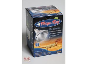M&S Reptilien Terrarium Mega Ray HID-Lampe (UV-Lampe) 50 Watt (Wide Beam/ 90°Grad)