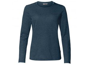 Vaude - Women's Essential L/S T-Shirt - Funktionsshirt Gr 44 blau