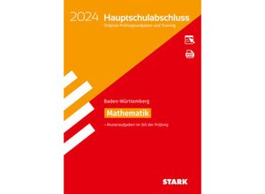 STARK Original-Prüfungen und Training Hauptschulabschluss 2024 - Mathematik 9. Klasse - BaWü, m. 1 Buch, m. 1 Beilage, Kartoniert (TB)