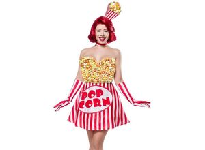 Mask Paradise Clown-Kostüm Mask Paradise Popcorn Girl