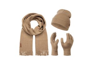Rock Creek Schal Mütze Handschuhe Set Winterset