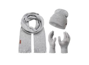 Rock Creek Schal Mütze Handschuhe Set Winterset