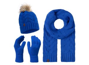 Rock Creek Schal Mütze Handschuhe Set Winterset