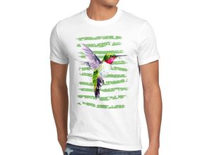 style3 Print-Shirt Herren T-Shirt Kolibri regenwald dschungel sommer