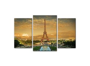 Bilderdepot24 Leinwandbild Pariser Eiffelturm II