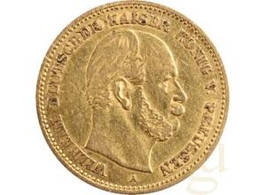 5 Mark Goldmünze Wilhelm I von Preußen