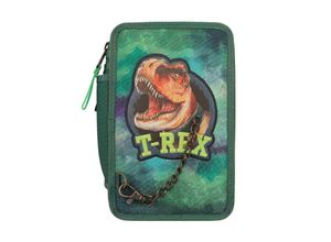 Depesche 3-Fach Federtasche T-Rex Dino World 20 x 13 cm