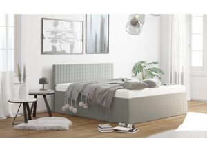Westfalia Schlafkomfort Polsterbett, mit Bettkasten bei Ausführung mit Matratze, grau