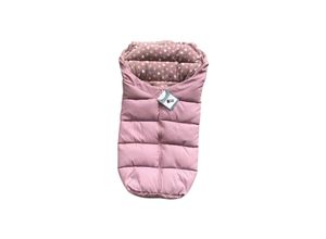 Cangaroo Fußsack Cuddle, für Kinderwagen Thermofleece wasserdicht Reißverschluss rosa