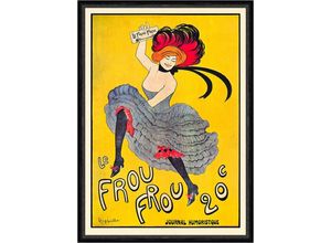 Kunstdruck Le Frou Frou Taft Rock Cancan Tanz Pumps Jugendstil Kunstdruck Faks_We