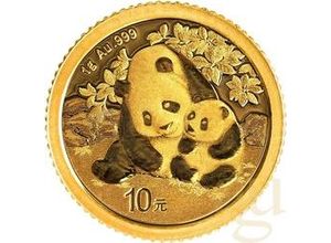 1 Gramm Goldmünze China Panda 2024