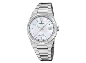 Festina Schweizer Uhr Festina Uhr für Damen Swiss Made F20035/1 Edelstahl Armband