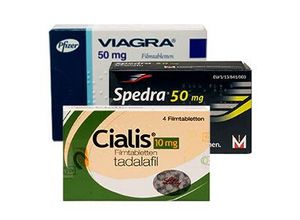 Viagra 50mg, Cialis 10mg, Spedra 100mg - je 4 Tabletten 12 St. (3x4 St.)