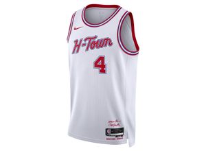 Jalen Green Houston Rockets City Edition 2023/24 Nike Dri-FIT NBA Swingman Herrentrikot - Weiß