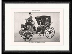 Kunstdruck Cab mit Avant train 1898 Kühlstein Vollmer Tourenwagen Faks Sport 011