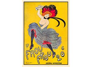 Kunstdruck Le Frou Frou Taft Rock Cancan Tanz Pumps Jugendstil Kunstdruck Werbung
