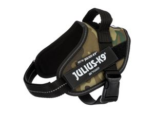 Julius K9 IDC® Powergeschirr® für Hunde, Größe 1: Brust 66-85 cm, Hundegewicht 23,0-30,0 kg, camouflage