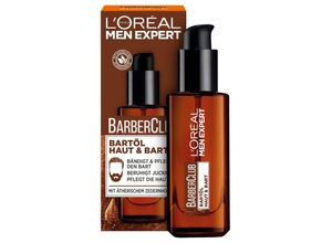 L'ORÉAL PARIS MEN EXPERT Bartöl Barber Club, gepflegter Bart ohne Juckreiz; mit Zedernholzöl, braun