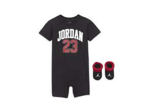 Jordan Set aus Romper und Schühchen für Babys - Schwarz